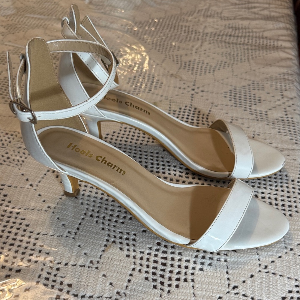 White Strappy Sandals